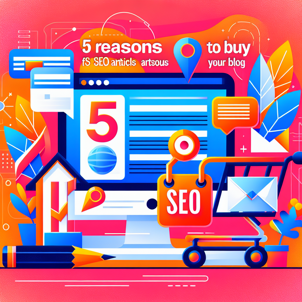 Breakout Content AI generated featured image for a blog article about 5 Reasons to Buy SEO Articles for Your Blog